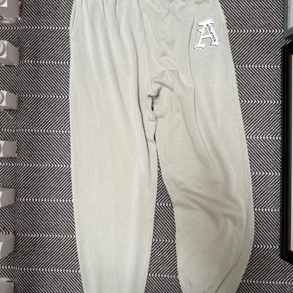 Garage Women's Grey and Cream Trousers